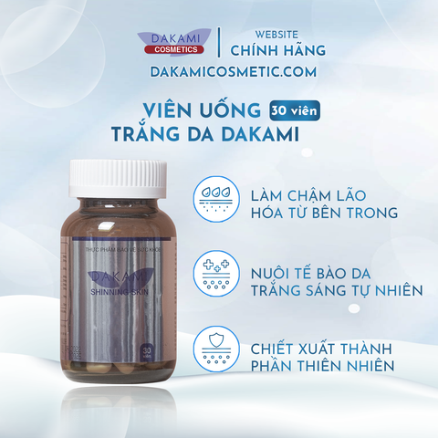  Viên Uống Trắng Da Dakami 