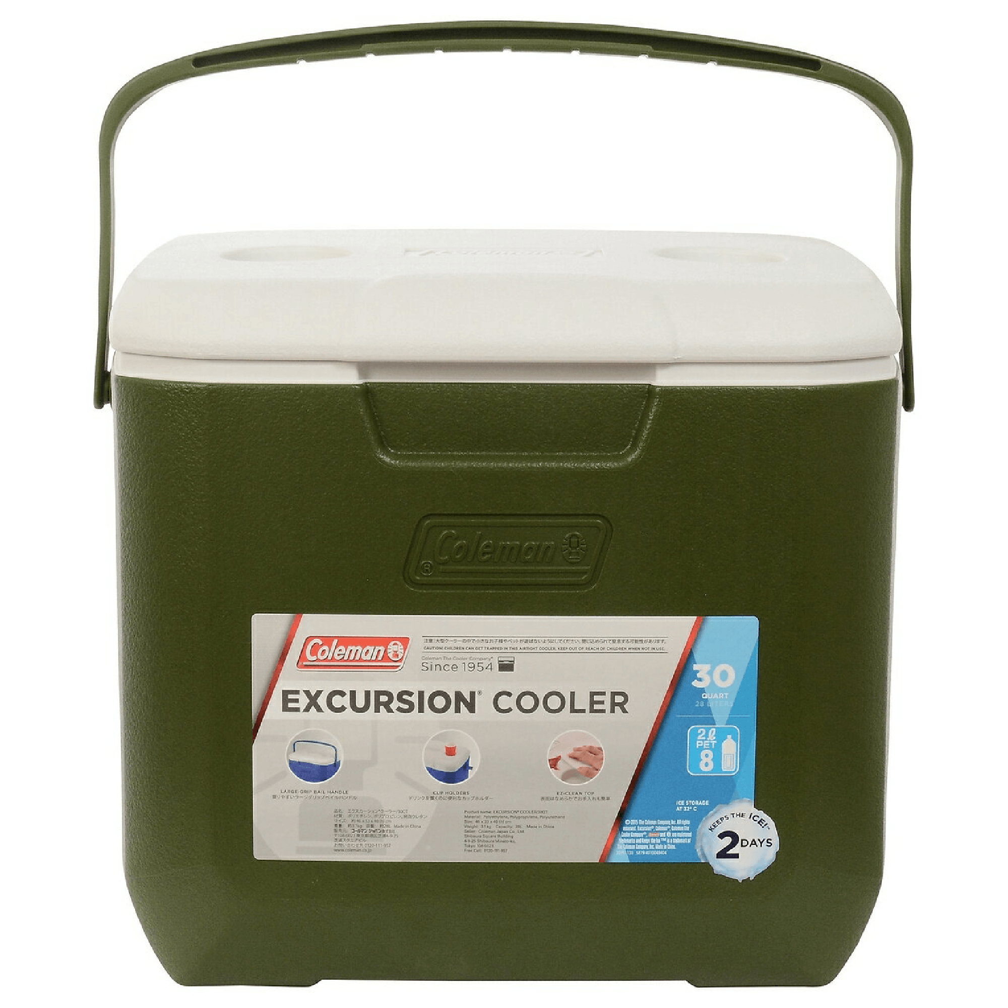 Thùng giữ nhiệt coleman xanh rêu 28L - 2000034682 | Việt Liên