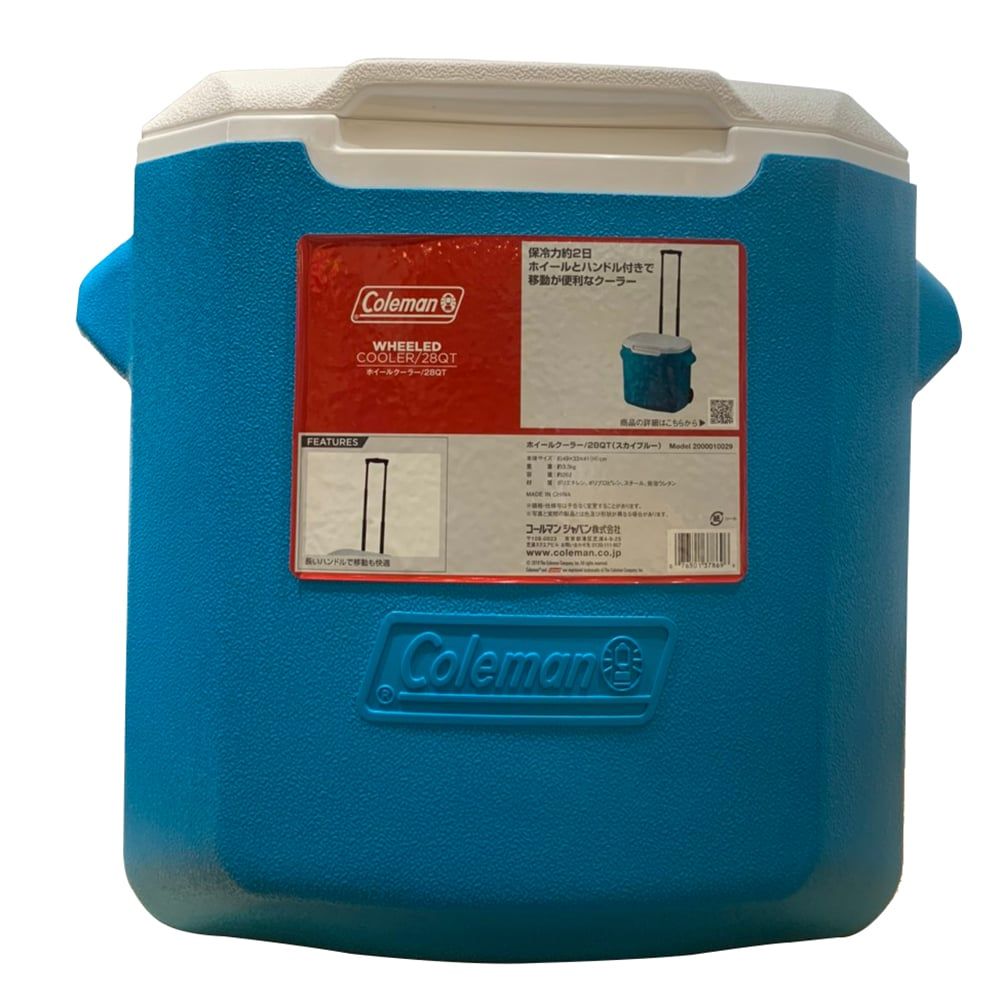 Thùng Coleman giữ lạnh 200010029-26L - Tay kéo - Xanh (7869)