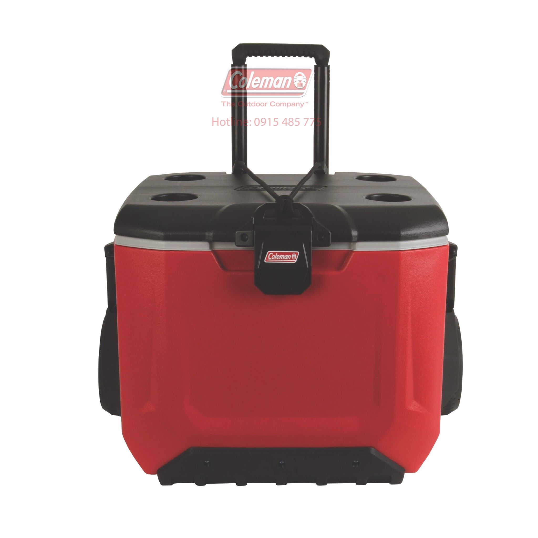 Thùng giữ lạnh Coleman tay kéo cao cấp 52L đỏ 3000004144