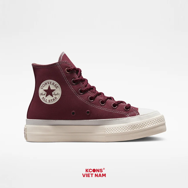  Giày Converse Chuck All Star Platform Cherry Vision High Top A04394C 