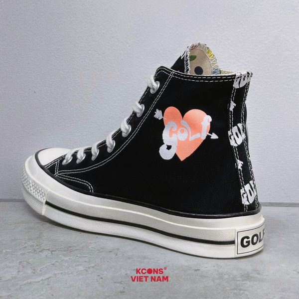  Giày Converse Chuck Taylor 1970 Golf Wang Black High Top SP1218251 