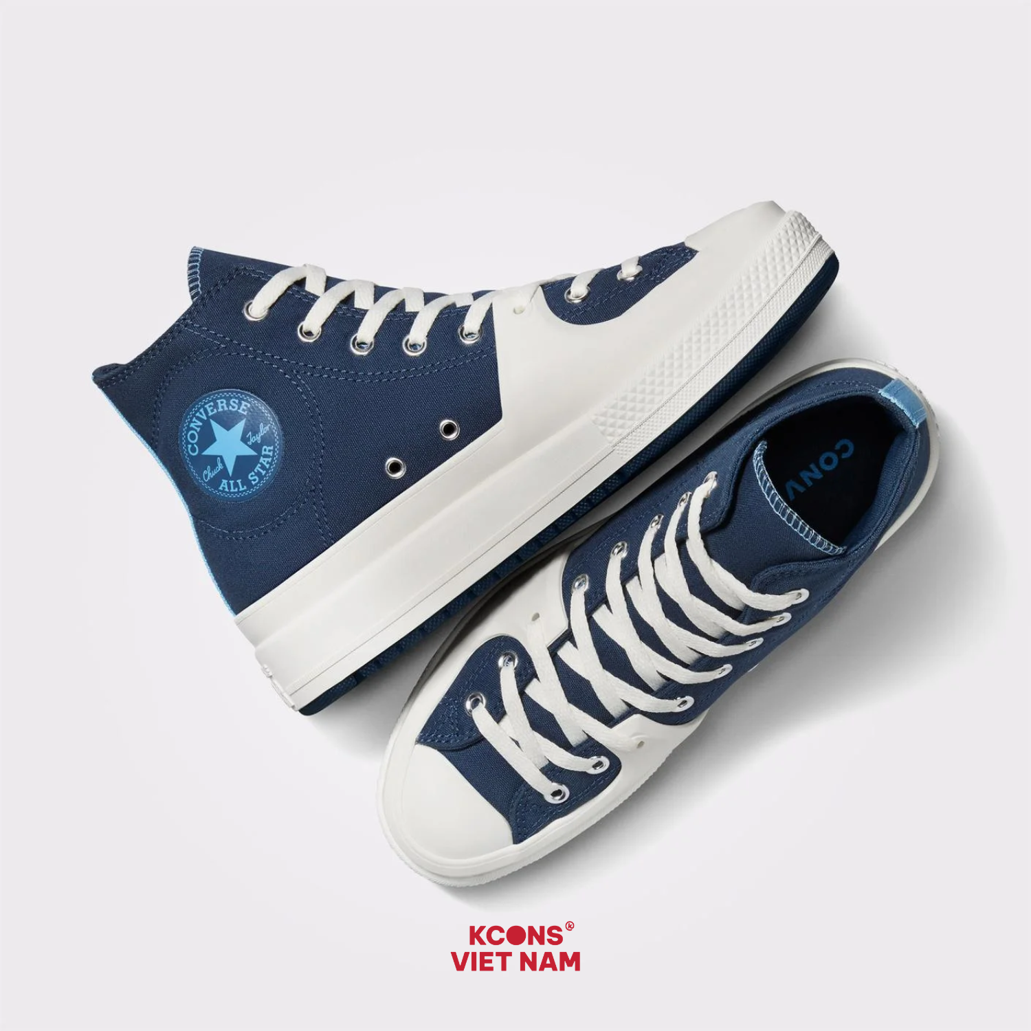  Giày Converse Chuck Taylor All Star Construct Navy Blue High Top A04521C 