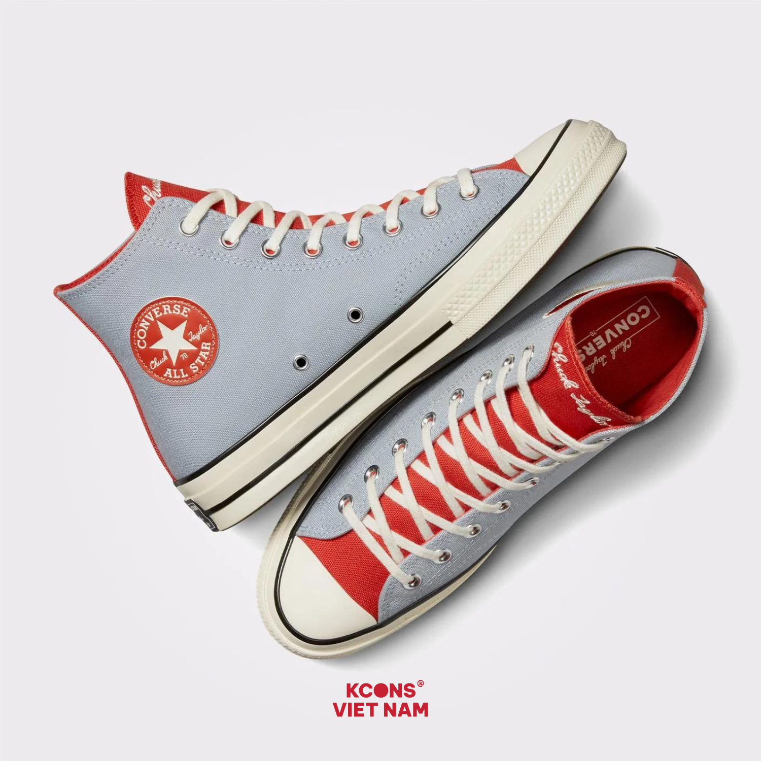  Giày Converse Chuck Taylor 1970’s Letterman Wolf Grey High Top A06194C 