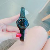 Đồng hồ nữ Fendi Crazy Carats Full Black Viền Đính Kim Cương F110021011C0T05 33mm