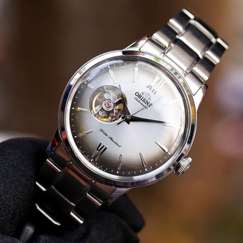 Orient Bambino Open heart RA-AG0029N10B Xám khói