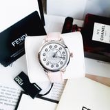 Đồng hồ nữ Fendi IShine Topaz Pink Leather 38 mm Watch F132034571T01