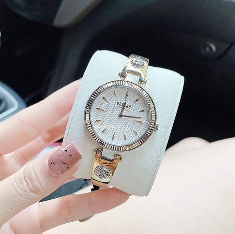 Đồng hồ nữ Versus Versace Autumn Winter 20 Analog Silver Dial VSPEP0219 dây vàng