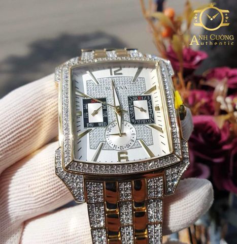 Đồng hồ Bulova Crystal Striking Visual Design Watch 98C109
