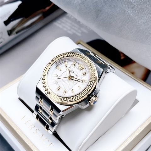 Đồng hồ Versace Chain Reaction Two Tone ladies Watch VEHD00420