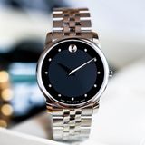 Movado 0606878 Museum Diamond Watch 40mm