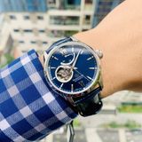 Orient star open heart blue RE-AT0006L