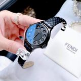 Đồng hồ Fendi Fendi crazy carats F110021011T05 full black đá trắng