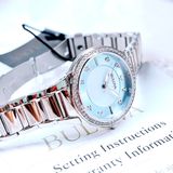 Đồng hồ Bulova Women's 96L288 Crystal Accented Stainless Steel Watch with Blue MOP Dial