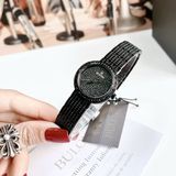 Đồng hồ Bulova Crystal Quartz Ladies Watch Stainless Steel Black 98L279