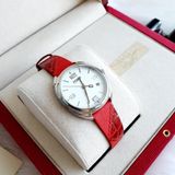 Đồng hồ Fendi Momento White Dial Red Leather Ladies Watch F217034573D1
