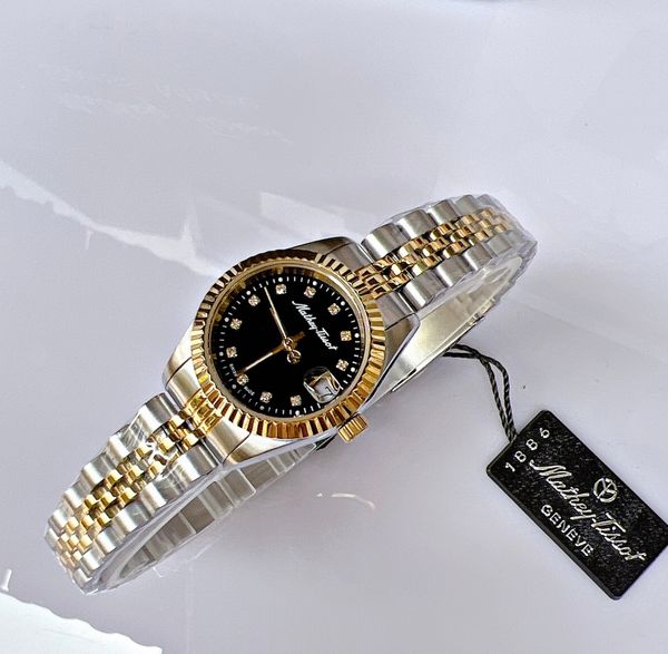 Đồng hồ Mathey-Tissot Mathey II Quartz Crystal Black Dial Ladies
