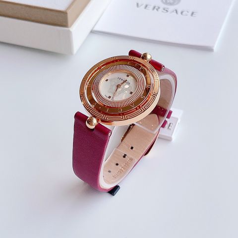 Đồng hồ Versace VQT030015 Eon Women's purple Watch - dây da màu tím