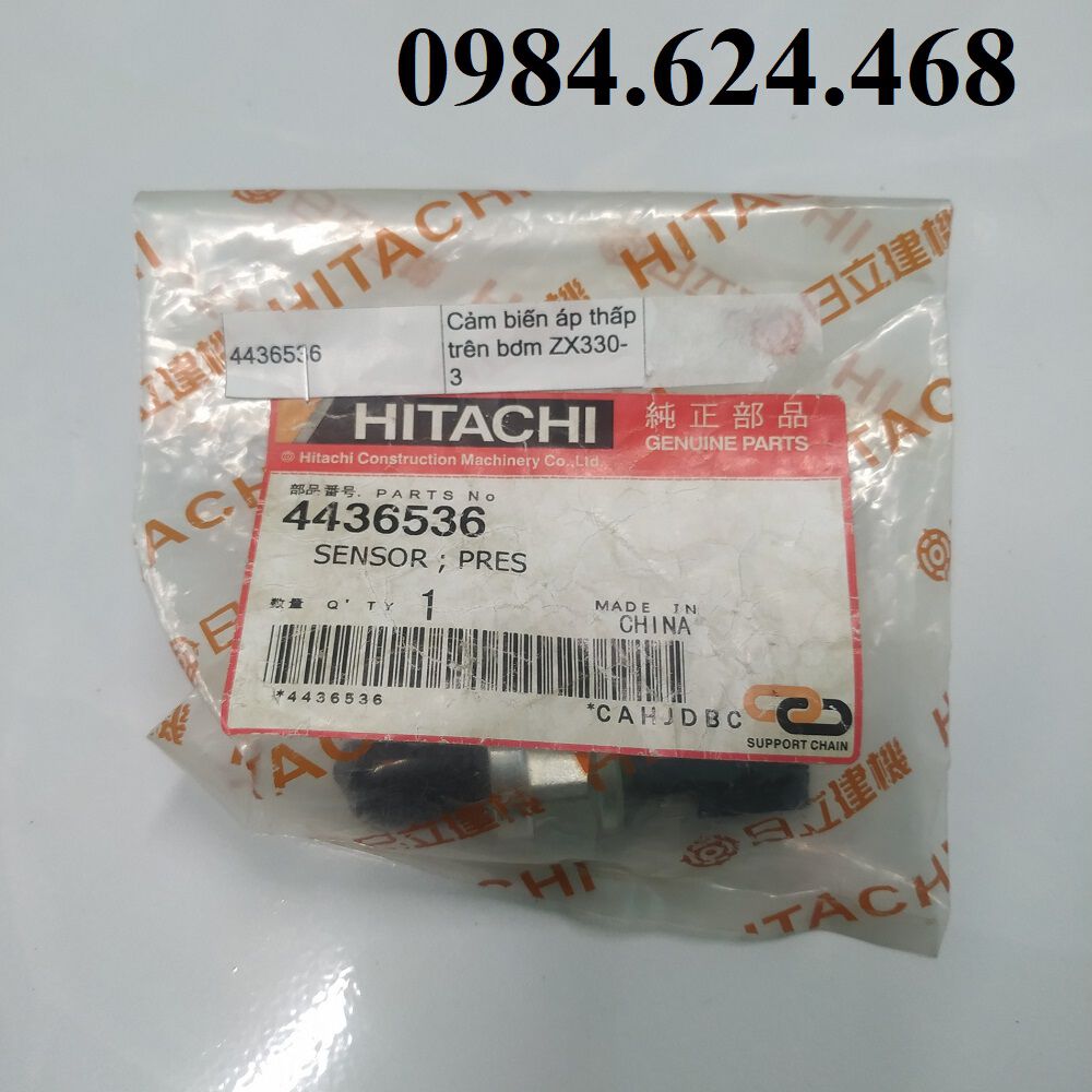 Cảm biến áp thấp trên bơm cho xe đào Hitachi ZX-3