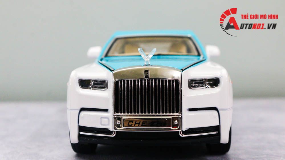 Mô hình xe Rolls Royce Phantom trần xe bầu trời sao tỉ lệ 1:24 Chezhi 7320