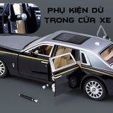  Mô hình xe Rolls Royce Phantom Trần Xe Bầu Trời Sao full open 1:24 Chezhi OT408 