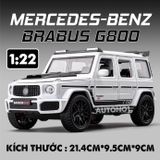  Mô hình xe Mercedes Benz Brabus G800 full open bầu trời sao 1:22 Alloy Model OT435 