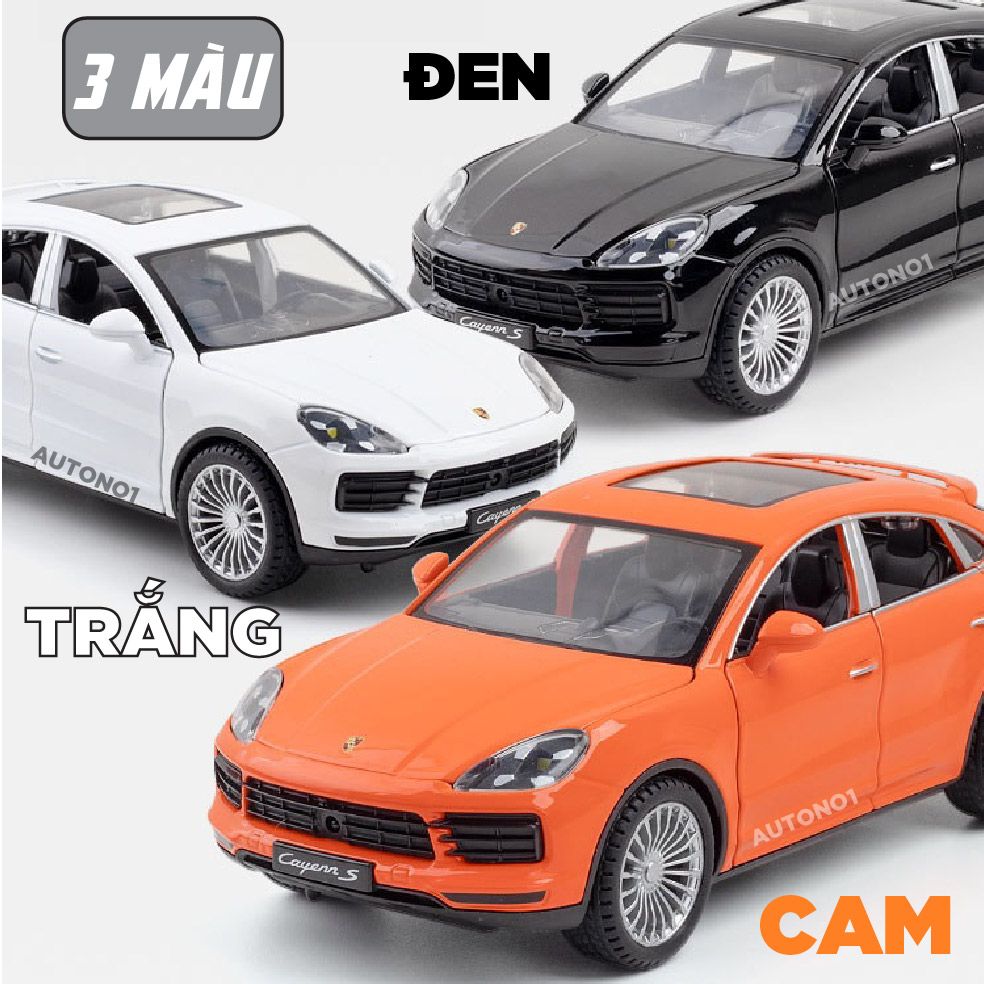  Mô hình xe Porsche Cayenne S full open có đèn và âm thanh tỉ lệ 1:24 XHD Model OT442 