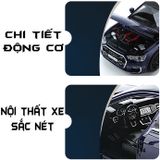  Mô hình xe Audi A6L full open có đèn có âm thanh đánh lái được tỉ lệ 1:24 Chimei Model OT389 