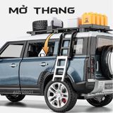  Mô hình xe ô tô Land rover Defender full open có phụ kiện đi kèm - có đèn có âm thanh tỉ lệ 1:24 Chezhi OT440 