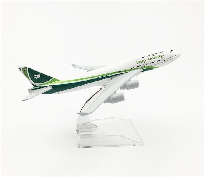 Mô hình máy bay Iraqi Airways Boeing B747 16cm MB16027