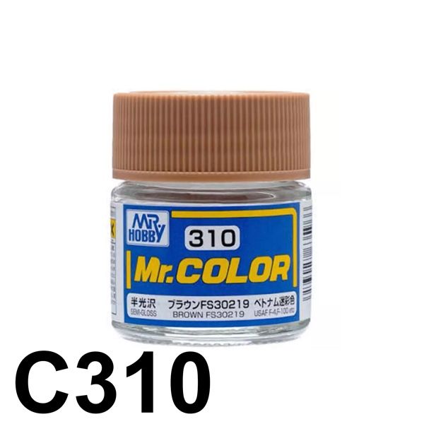 Lacquer C310 Brown FS30219 Gloss sơn mô hình màu Nâu 10ml Mr.Hobby C310