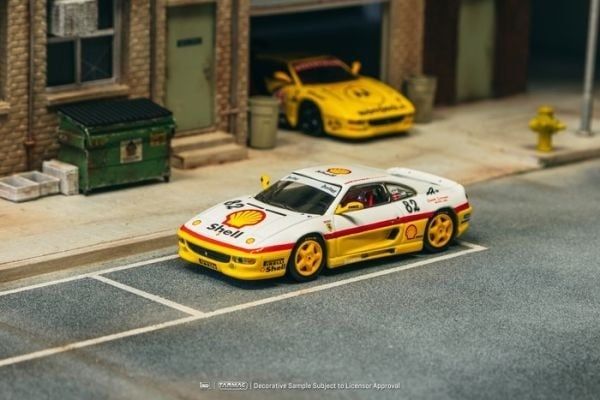 Mô hình xe Ferrari F355 Challenge Ferrari F355 Challenge 1999 tỉ lệ 1:64 Tarmac Works T64-083-99CHA82