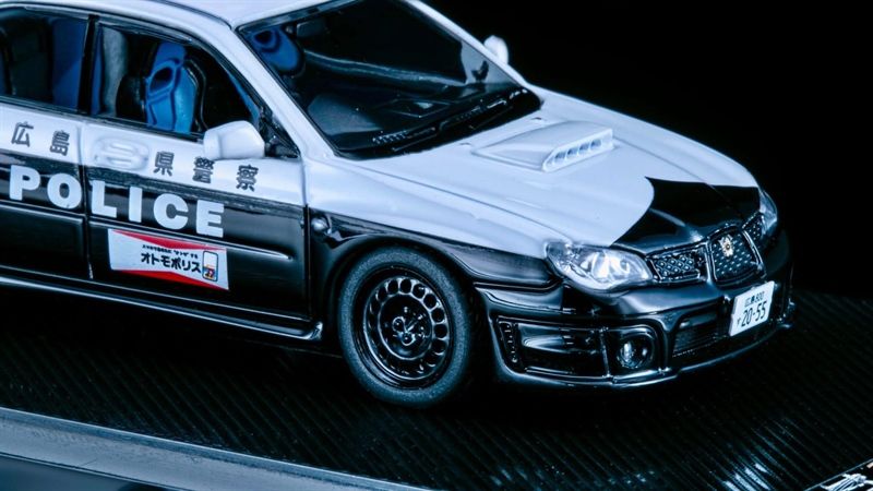 Mô hình xe Subaru Impreza Gen 9 Police Hiroshima Prefectural tỉ lệ 1:64 Furuya OT64297