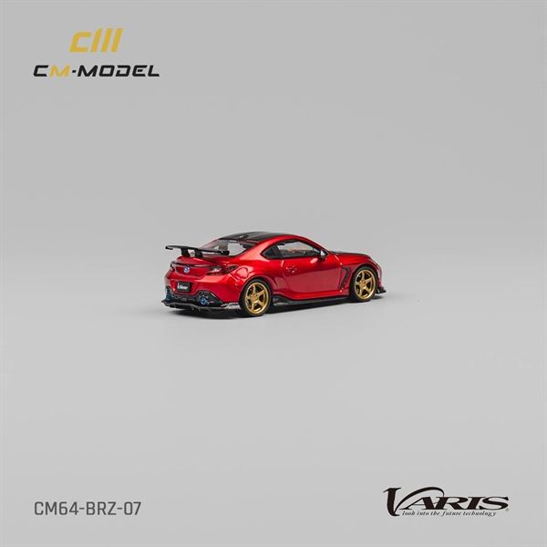 Mô hình xe Subaru BRZ Varis Widebody Metallic Red có mâm thay thế tỉ lệ 1:64 CM model CM64-BRZ-07
