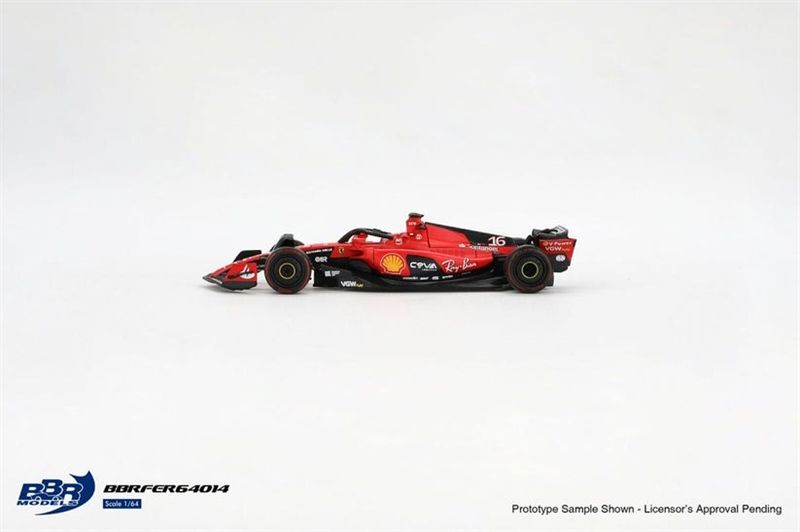 Mô hình xe đua F1 Formular Ferrari SF23 #16 C. Leclerc 2023 Bahrain GP tỉ lệ 1:64 BBR model BBRFER64014