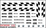  Decal nước custom BMW S1000RR Metal Green Silver mô tô tỉ lệ 1:12 Autono1 DC602k 