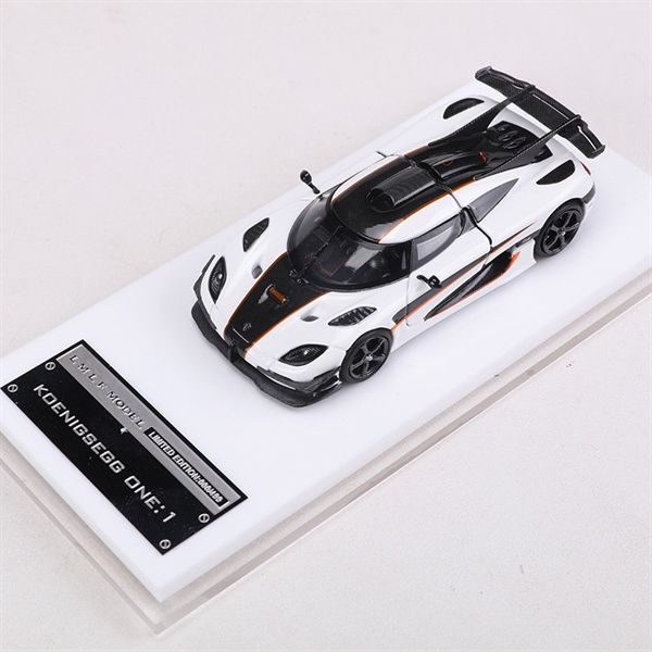 Mô hình xe Koenigsegg One:1 Open Tail mở được nắp máy sau tỉ lệ 1:64 MJ model LMLF-one1