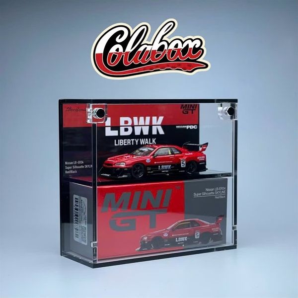 Hộp trưng bày mica các dòng xe MiniGT có khung ảnh tỉ lệ 1:64 Colabox PKC