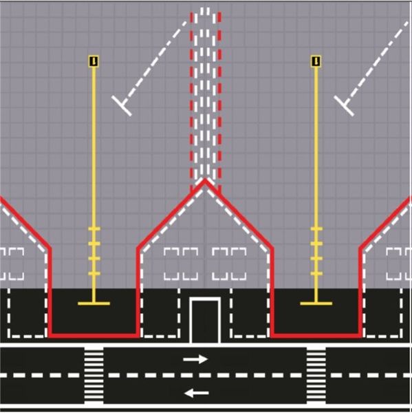 Diorama airport mô hình đường băng bãi đáp cho máy bay 16cm DR026
