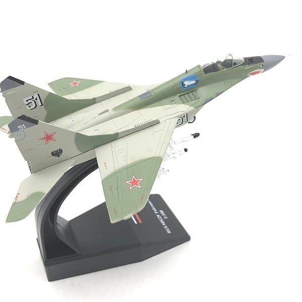 Mô hình máy bay chiến đấu Rus MIG 29 FULCRUM-C France tỉ lệ 1:100 Ns models MBQS015