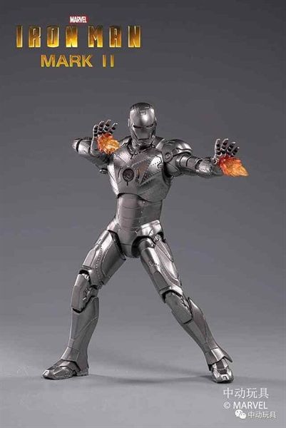  Mô hình nhân vật Marvel Iron man người sắt MK2 Mark II SHF tỉ lệ 1:10 18CM ZD Toys FG262 