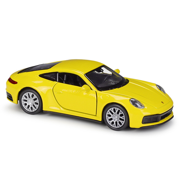 Mô hình xe Porsche 911 Carrera 4s Yellow 1:36 Welly OT011