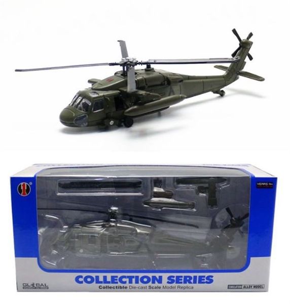Mô hình máy bay trực thăng quân sự 1:64 huayi alloy 7645