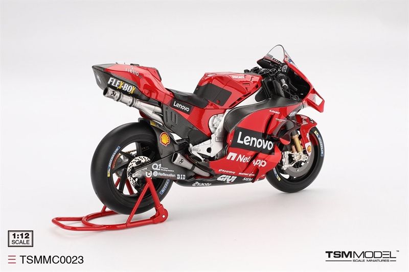 Mô hình xe mô tô cao cấp Ducati Desmosedici GP22 #63 Ducati Lenovo Team Moto GP 2022 GRAN PREMIO D'ITALIA tỉ lệ 1:12 TSMMC0023