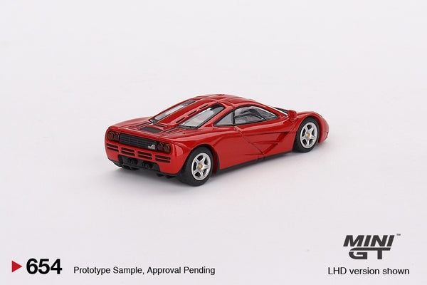 Mô hình xe Mclaren F1 Red tỉ lệ 1:64 MiniGT MGT00654-CH