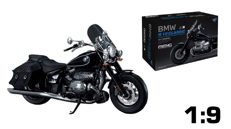 Mô hình xe BMW R18 Heritage Cruiser tỉ lệ 1:9 Meng Model MT09005