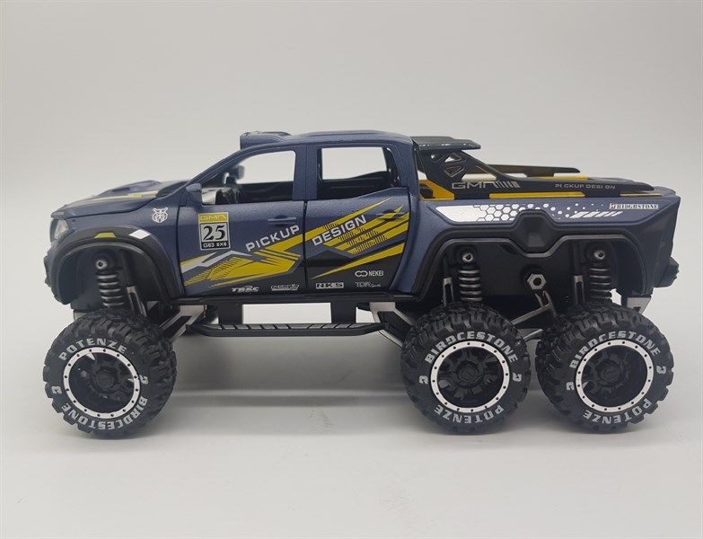 Mô hình xe Mercedes X-Class 6x6 Pickup Offroad 1:28 Chimei Model 7149