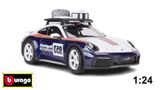  Mô hình xe Porsche 911 Dakar full open có phụ kiện tỉ lệ 1:24 Bburago OT417 