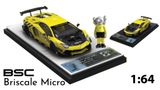  Mô hình xe Lamborghini Aventador LP700-4 2.0 Off white yellow tỉ lệ 1:64 Briscale Micro BSC 