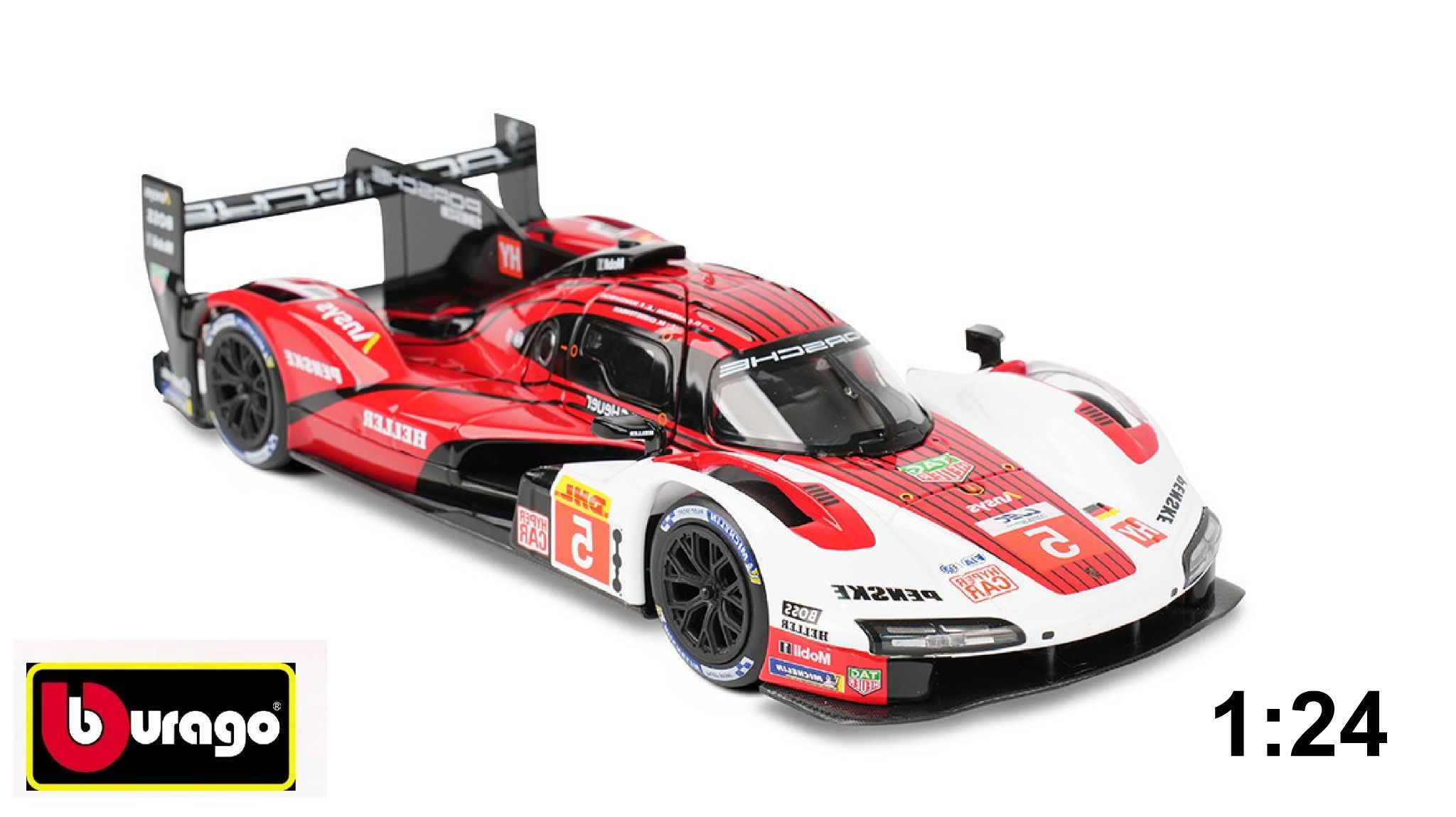 Mô hình xe Porsche 963 có đế 1:24 Bburago có bản quyền chính hãng 18-28022 OT419